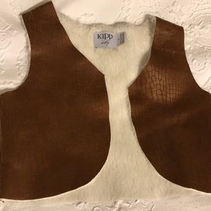 Kipp baby fur vest